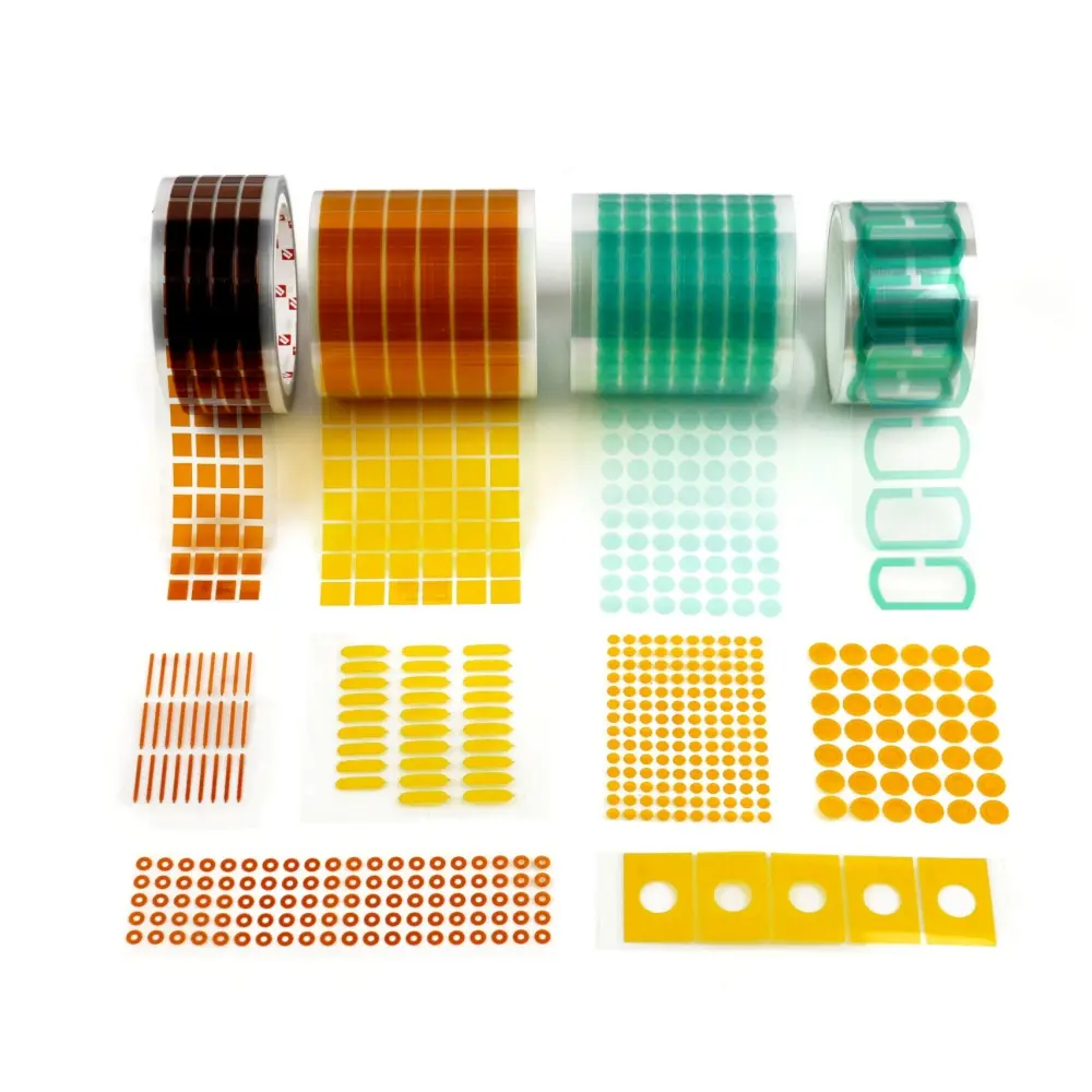 Gold finger high temperature tape die cutting